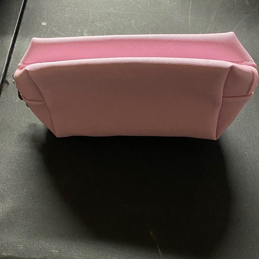 Pink makeup bag